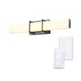 thumbnail image 1 of Globe Electric 24" Black Dimmable Color Adjustable LED Integrated Modern Style Vanity Light with Dimmer Remote, 1 of 9