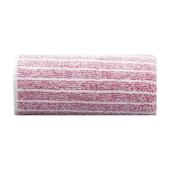 JeashCHAT Bathroom Striped Hand Towel Washcloth Face Towel Super Soft Highly Absorbent Quick Dry Towels, 29.53" x 13.78", Pink