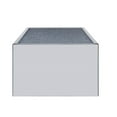 thumbnail image 3 of Wood and Mirror Coffee Table with One Shelf, Clear, 3 of 5