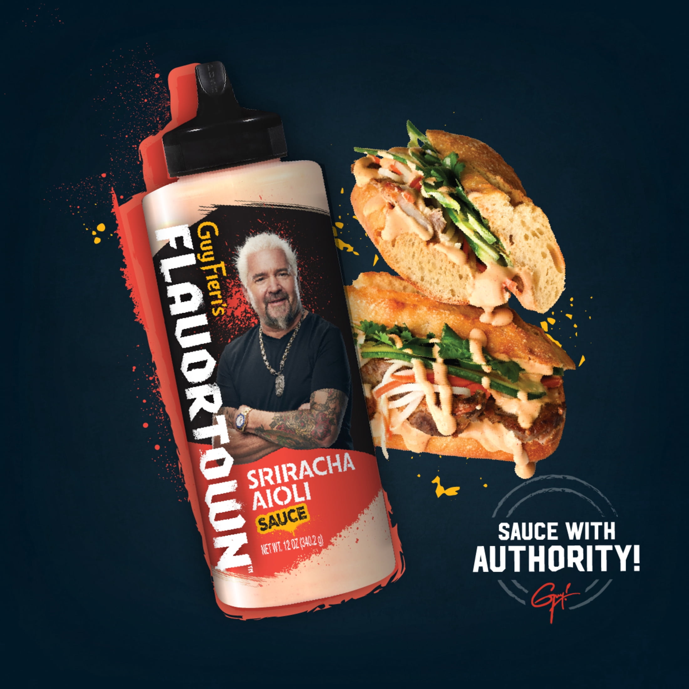 Flavortown Sriracha Aioli Sauce 12 oz