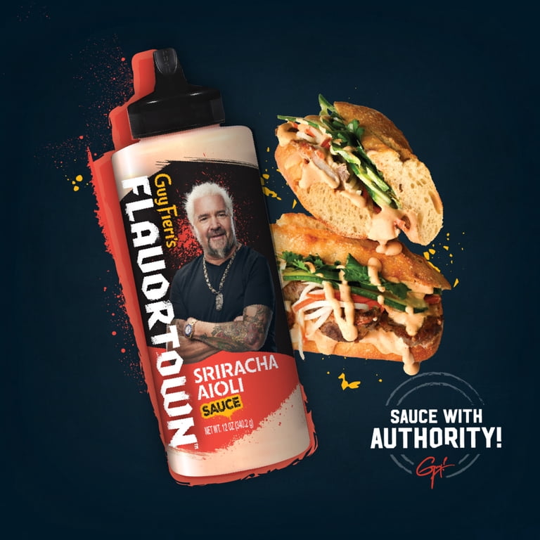 Flavortown Sriracha Aioli Sauce 12 oz - Walmart.com