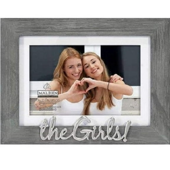 THE GIRLS  5x7 4x6 Matted Frame Captures a special moment together - 4x6