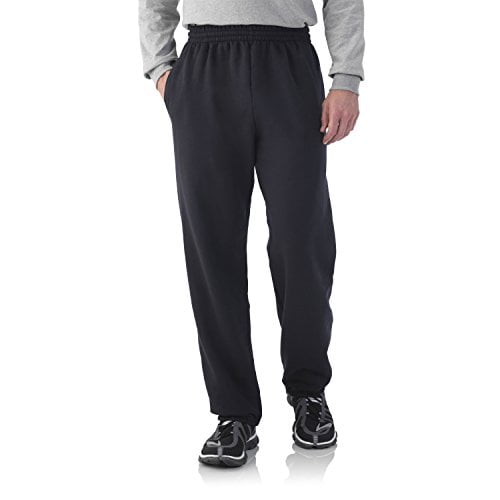 Men's Fleece Elastic Bottom Pant - Walmart.com