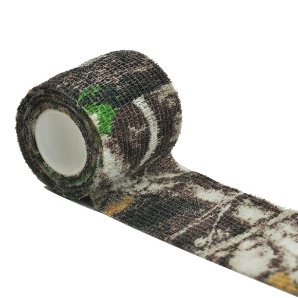 Cinta de bobinado elástica de camuflaje para caza, Goma elástica autoadhesiva, Protección deportiva para rodilla, dedo, tobillo, 4,5 m