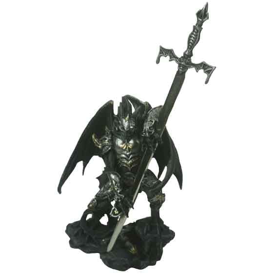 Armored Black Dragon With Giant Sword Statue By Medieval Collectibles Walmart Com Walmart Com