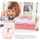 thumbnail image 3 of Caja plegable bandeja contenedor transparente accesorios para el cabello organizador caja acrílica caja de almacenamiento de plástico caja de herramientas transparente portátil almacenamiento de arte JAMW Sencillez, 3 of 5