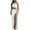 White, variant on hotojiny Womens Summer Maxi Dress Fashion Sleeveless Strapless Tube Top with Side Split Long Skirts Elegant 2 Piece Sets Clubwear