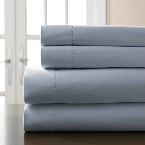 FULL Details about   T400 Hemstitch Solid Sheet Set WILLOW