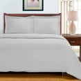thumbnail image 2 of Superior Egyptian Cotton Duvet Cover Set, 106" x 92", 20" x 36", Chrome, 2 of 3