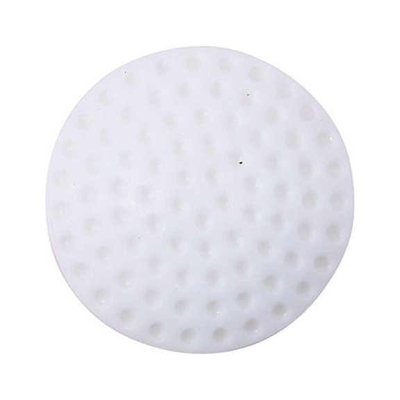 Coussin de Protection pour Serrure de Porte Épaissi Auto-Adhésif après Forme de Golf Douceur Silicone Silencieux Décoration Murale Blanche