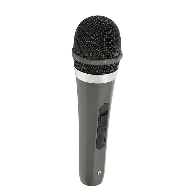 Dynamic Microphone, Handheld Wired Karaoke Microphone, Cardioid Pickup, Noise Isolating, Metal Structure, For Speaker Mixer DVDs, With Cable