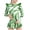GreenB, variant on Agkizg Girls Long Sleeve Rashes Guard Set Stripe Print Training Top Swim Skirt Two Piece Swimwear Set