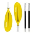 thumbnail image 4 of Paleta de remo para Kayak, paletas de 87 pulgadas/221cm, eje de aleación, remo de barco, remo de canoa de doble punta para tabla de surf inflable para Amarillo, 4 of 8