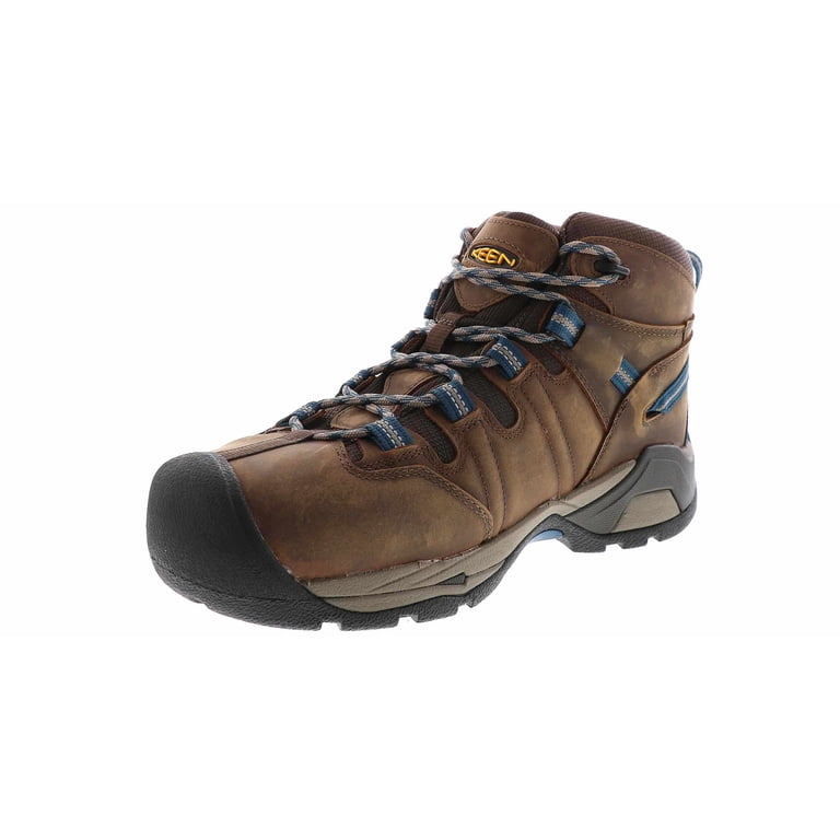 KEEN Utility Work Boots Mens Size 14EE Brown Leather Detroit XT Mid Steel Toe KEEN Detroit XT Mid Steel Toe Waterproof Work Boots 1020086  main image 2