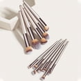 thumbnail image 3 of Set de brochas de maquillaje HUOGUO Champagne Gold Eye 12 brochas, 3 of 5