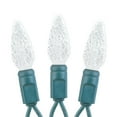 thumbnail image 5 of Novelty Lights Pure White C6 LED Christmas String Lights 100 Strawberry Bulbs (Green Wire, 50 Feet), 5 of 6