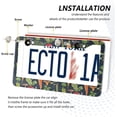 thumbnail image 5 of 2Pcs License Plate Frames Vintage Vegetables Universal Aluminum License Plate Holder Cover Rust-Proof Car Tag Frame with Screw Caps Home Decor, 5 of 7