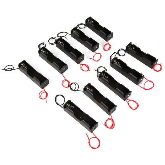 Battery Holder Box,10pcs Plastic Battery Holder Battery Storage Box Battery Holder Meticulously Designed