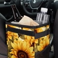 thumbnail image 6 of Sunflower seamless printing Foldable Car Trash Can with Lid, Leak-Proof Hanging Storage Bag - Car Trash Bin, Mini Trash Can, 6 of 6