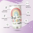 thumbnail image 3 of Retired Grandma Gifts - Birthday Christmas Gifts for Grandma Mom Nana Mimi From Daughter Son Grandkids - Best Grandma Ever Mothers Day Gifts For Grandma Cup Stainless Steel Tumbler 20oz, 3 of 5