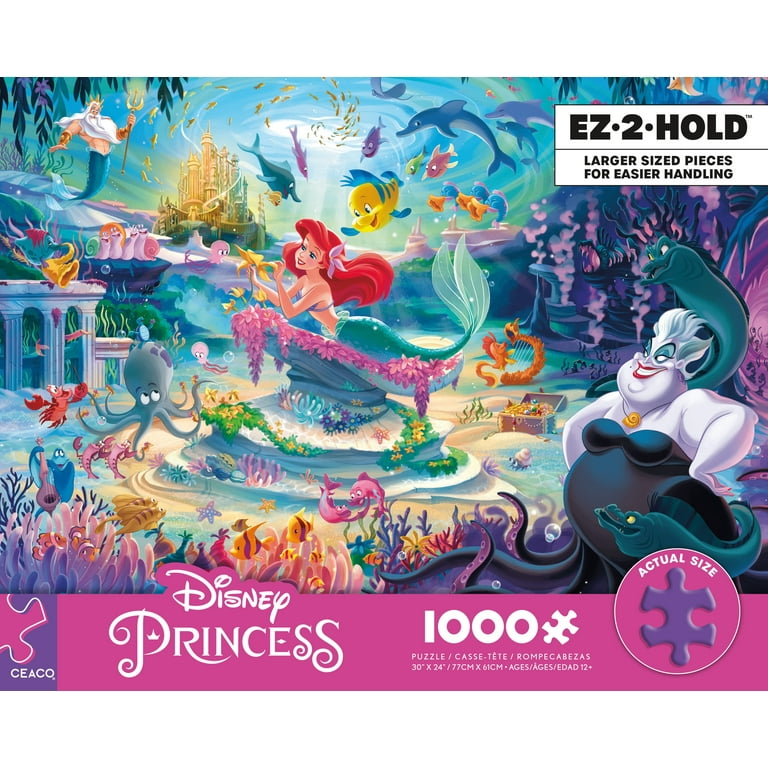 Disney そよ風のウェディング JIGSAW PUZZLE 1000PCS Ceaco 1000-Piece Oversized Disney Little Mermaid Interlocking
