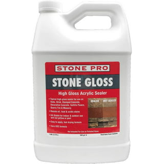 DOMINATOR STONE+ GLOSS - Wet Look Satin Finish Stone Sealer and