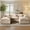 Camel(3-Seat & 2 Ottoman), variant on Ovios 108" Modular Sofa U-Shaped Cloud Sectional Couch with 2 Ottomans, Comfy Deep Seat Chenille Sofa for Living Room, Apartment, Camel
