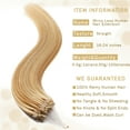 thumbnail image 3 of SEGO 100% Real Remy Human Hair Extensions Thick Micro Loop with Invisible Band Hair Micro Ring Beads Hair Black/Blonde Cleanrance, 3 of 7