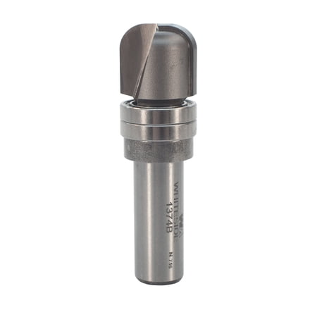 UPC: 0844278070460 | Bowl & Tray Bit With Double Bearing 1/4  R  3/4  OD  5/8  CL  2-3/8  OL  1/2  SH