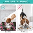thumbnail image 4 of Pet Feeding Mat with Abstract Floral and Butterfly Artwork, Waterproof Absorbent Non-Slip Dog Food Mat, 4 of 6