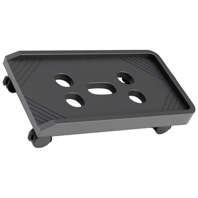 Support de CPU pour PC Mobile avec Roues Chariot Support Roulant pour Bureau Maison sous Bureau Roue Universelle Noir