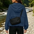 thumbnail image 6 of Tsivenald Womens Jackets Zip Up Outdoor Hiking Hooded Windbreaker With Pocket, Navy S-3XL, 6 of 8
