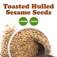 thumbnail image 4 of Toasted Hulled Sesame Seeds, 2 Pounds – Crunchy and Nutritious Snack, Oven Roasted, Unsalted, No Oil Added, Perfect for Cooking, Baking, Smoothies and Salads, Vegan, Kosher, Bulk – by Food to Live, 4 of 7