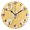 Black, variant on Egg Pixel Style Wall Clock 10in Round Artistic Oil Painting Home Decor Desk Table Clock