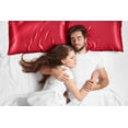 thumbnail image 3 of 2-Pack Satin Pillowcases for Hair and Skin,Satin Pillow Covers with Envelope Closure, 3 of 8