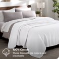 thumbnail image 2 of Bare Home Waffle Blanket - 100% Cotton - Lightweight & Breathable, 2 of 7