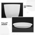thumbnail image 3 of 5 Sets Swirl Pattern Small Flowerpot Pots Orchid Flowers Holder Nursery Decorative Garden, 3 of 6