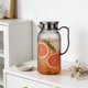 thumbnail image 5 of MTBLYS Jarra de agua de plástico con tapa de 1 L|Dispensador de bebidas de acrílico para zumos|té helado|infusiones de frutas, 5 of 6
