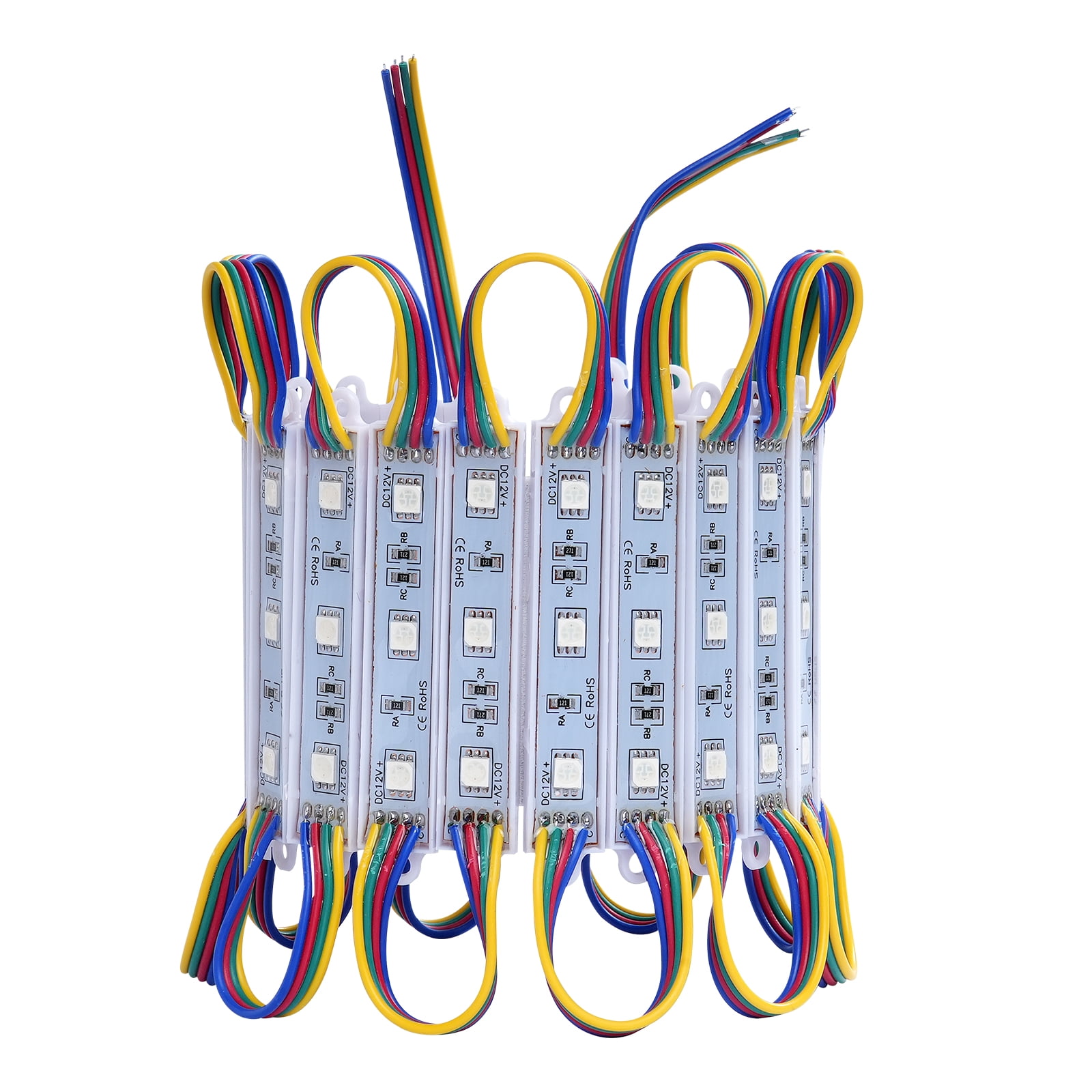 KFFKFF LED Storefront Lights 80PCS 41 ft LED Module Lights 3-LED 5050 SMD RGB