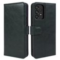 thumbnail image 1 of For Samsung Galaxy A33 5G Genuine Cow Leather Wallet Case Waxy Texture Phone Stand Cover, 1 of 5