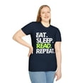 thumbnail image 4 of Literary Lifestyle: 'Eat. Sleep. Read. Repeat.' T-Shirt, 4 of 4
