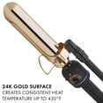 thumbnail image 3 of Plancha de pelo Hot Tools Pro Artist Marcel de oro de 24 quilates | Rizos y ondas duraderos (3,25 cm), 3 of 5