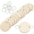 thumbnail image 3 of KONTONTY Khaki Round Wooden Slices 50Pcs for DIY Birthday Plaque Board Home Decoration, 3 of 5