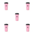thumbnail image 1 of Yuarrent Taza de café ecológica para coche de acero inoxidable, taza térmica práctica y reutilizable, amplia aplicación, rosa, 500ml Type2 NO2, 1 of 6