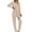 1 Beige, variant on Fantaslook Womens Pajamas Sets Long Sleeve Shirts and Drawstring Pants With Pockets Two Piece Lounge Sets Fall Oufits