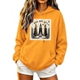 thumbnail image 2 of Ynynloco Women’s Fall Halloween Hoodies Sweatshirt Slouchy Casual Long Sleeve Pullover Tops with Pocket for Thanksgiving Present Gift, 2 of 5