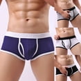 thumbnail image 1 of Neinkie Men's Dual Pouch Underwear Lightweight Sport Quick Dry Performance Boxer Briefs, 1 of 7