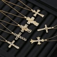 thumbnail image 2 of Tilga Faith Cross Necklace, Jesus Christ Cross Chain, Unisex, 2 of 6