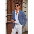 thumbnail image 3 of COOFANDY Mens Casual Blazer Slim Fit Formal Business Suit Jacket Two Button Lightweight, 3 of 5