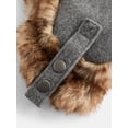 thumbnail image 4 of Ozark Trail Men's Faux Fur Trapper Hat, Charcoal, One Size Fits Most, 4 of 4